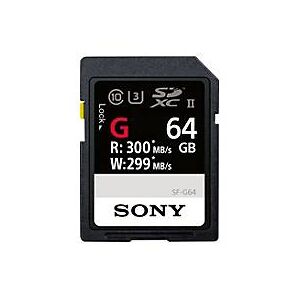 Sony SF-G Series SF-G64 - Flash-Speicherkarte - 64 GB - UHS-II U3 / Class10 - SDXC UHS-II