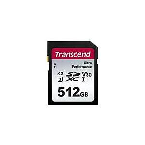 Transcend 340S - Flash-Speicherkarte - 128 GB - A2 / Video Class V30 / UHS-I U3 - SDXC UHS-I