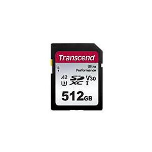 Transcend 340S - Flash-Speicherkarte - 512 GB - A2 / Video Class V30 / UHS-I U3 - SDXC UHS-I