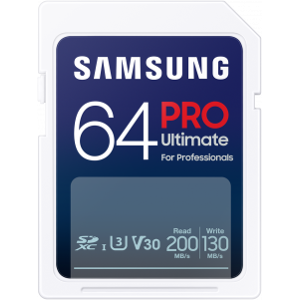 Samsung PRO Ultimate SD-Speicherkarte – 64 GB White White