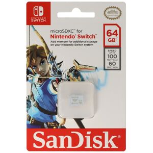 SanDisk MicroSDXC Speicherkarte für Nintendo Switch mit 64, 128 oder 256GB