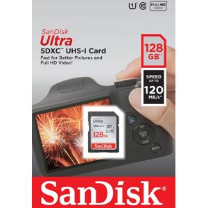 SanDisk SDXC-Card 128GB, Ultra, Class 10, UHS-I (R) 120MB/s, Retail-Blister