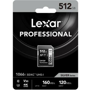 Lexar SD Pro Silver Series UHS-I 1066x 512GB V30