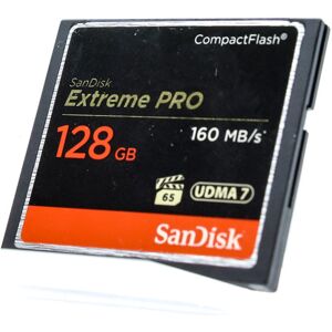 Gebraucht SanDisk Extreme PRO 128GB 160MB/s UDMA 7 CF Speicherkarte Zustand: Wie neu