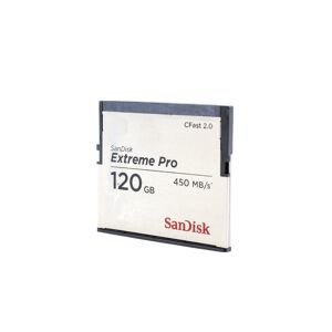 Gebraucht SanDisk Extreme PRO 120GB 450MB/s CFast 2.0 Speicherkarte Zustand: Ausgezeichnet