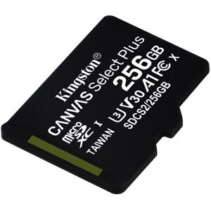 Kingston Canvas Select Plus SDCS2/256GBSP hukommelseskort (256GB; Klasse 10, Klasse A1; Hukommelseskort)