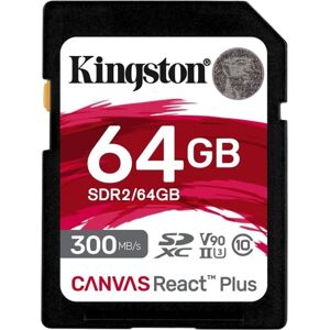 Kingston Canvas React Plus SDXC UHS-II Memory Card 64GB 300MB/s