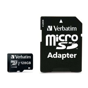 Mikro-SD-hukommelseskort med adapter Verbatim 44085