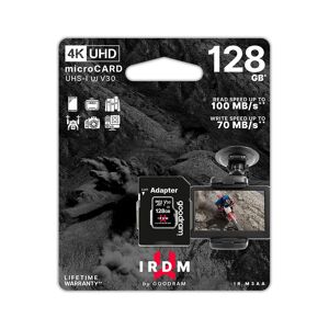 128 GB UHS-I U3 Goodram microSD hukommelseskort med adapter