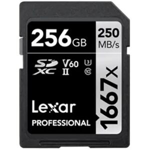 Lexar Professional 256gb Sdxc Uhs-ii Memory Card