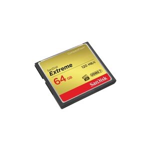 SanDisk Extreme - Flashhukommelseskort - 64 GB - 567x - CompactFlash