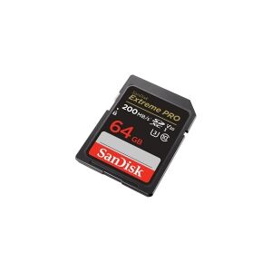 SanDisk Extreme Pro - Flashhukommelseskort - 64 GB - Video Class V30 / UHS-I U3 / Class10 - SDXC UHS-I