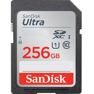 SanDisk Ultra Uhs-I Sdxc Kort - 256 Gb - 120mb/s - Class 10