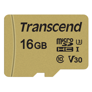 Transcend 500s Microsdhc/sdxc - R95/w60 - 16 Gb