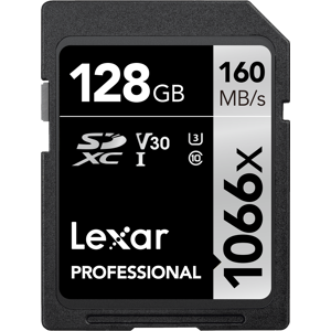 Lexar Professional 1066x Sdhc/sdxc Kort - R160/w70 - 128 Gb