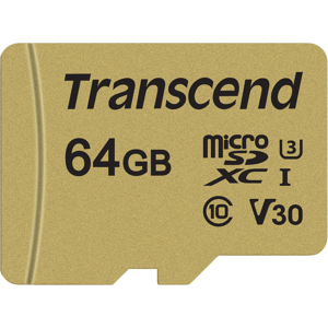 Transcend 500s Microsdhc/sdxc - R95/w60 - 64 Gb