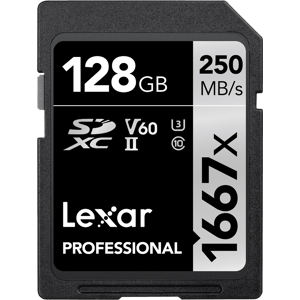 Lexar Professional 1667x Sdhc/sdxc Kort - R250/w120 - 128gb