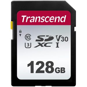 Transcend 300s Sdxc Kort - 128 Gb - Class 10