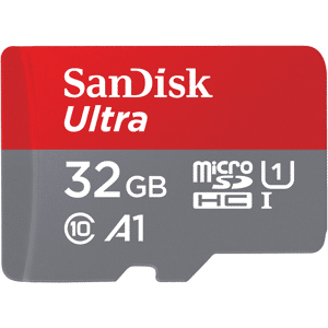 SanDisk Ultra Micro Sdhc Kort - 32 Gb - Uhs-I A1 - Class 10