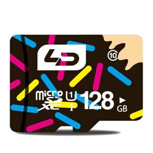 MTK LD 128 GB højhastighedsklasse 10 Micro SD/TF-hukommelsesdatalagr Black