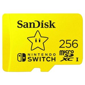 SanDisk MicroSDXC Nintendo Switch 256GB UHS-I,100/90