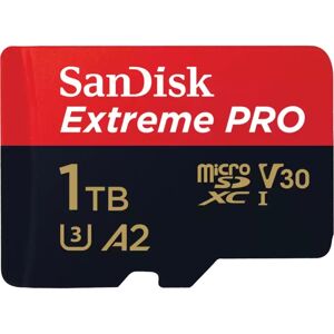 SanDisk Extreme PRO 1000 GB MicroSDXC UHS-I Klasse 10, Hukommelseskort