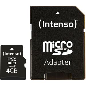 Intenso 3403450 hukommelseskort 4 GB MicroSDHC Klasse 4