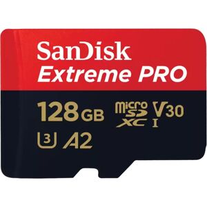 SanDisk Extreme PRO 128 GB MicroSDXC UHS-I Klasse 10, Hukommelseskort