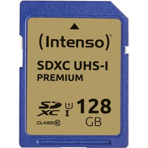 Intenso SDXC 128GB UHS-I Klasse 10, Hukommelseskort
