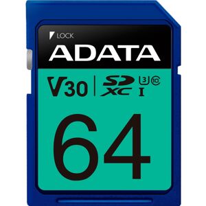 ADATA ASDX64GUI3V30S-R hukommelseskort 64 GB SDXC UHS-I Klasse 10