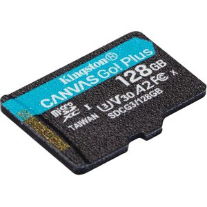 Kingston Canvas Go! Plus 128 GB MicroSD UHS-I Klasse 10, Hukommelseskort