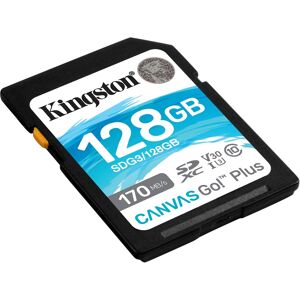 Kingston Canvas Go! Plus 128 GB SD UHS-I Klasse 10, Hukommelseskort