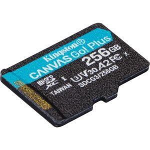 Kingston Canvas Go! Plus 256 GB MicroSD UHS-I Klasse 10, Hukommelseskort