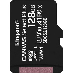 Kingston Canvas Select Plus 128 GB MicroSDXC UHS-I Klasse 10, Hukommelseskort