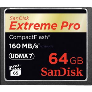 SanDisk 64GB Extreme Pro CF 160MB/s CompactFlash, Hukommelseskort