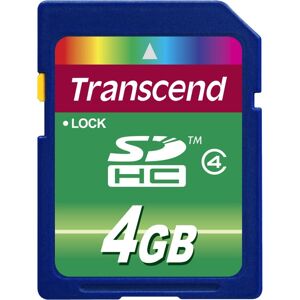 Transcend TS4GSDHC4 hukommelseskort 4 GB SDHC