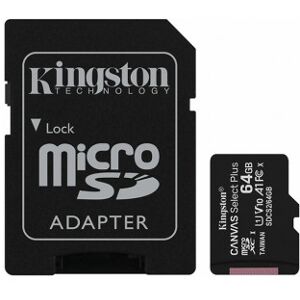 Kingston 64 Gb Canvas Select Plus Microsd-Kort