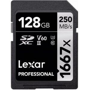 Lexar Professional 1667x 128 Gb Sdxchukommelseskort