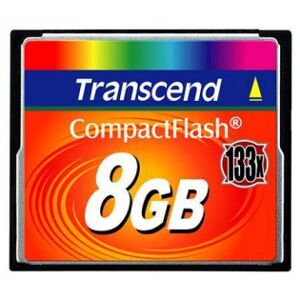 Transcend 8gb Compactflash 133x Hukommelseskort
