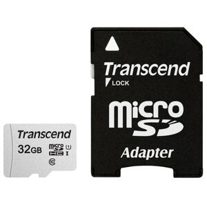 Transcend microSDHC 300S 32GB 32 Go NAND Classe 10 - Neuf