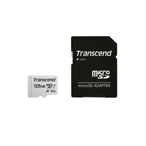 Transcend TS128GUSD300S-A memoire flash 128 Go MicroSDXC NAND Classe 10 - Neuf