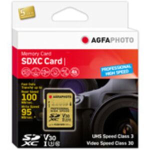 Agfa Photo AgfaPhoto 10607 memoire flash 128 Go SDXC UHS-I Classe 10 - Neuf