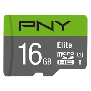 Carte Memoire MicroSDHC Elite 16GB PNY - Neuf