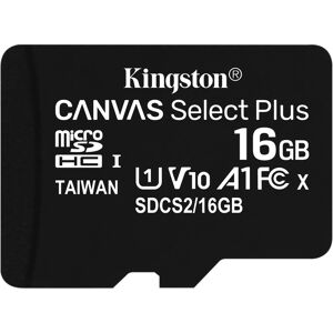 Kingston Technology Canvas Select Plus 16 Go MicroSDHC UHS-I Classe 10 - Neuf