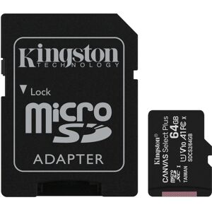 Kingston Technology Carte micSDXC Canvas Select Plus 100R A1 C10 de 64 Go + ADP - Neuf - Publicité