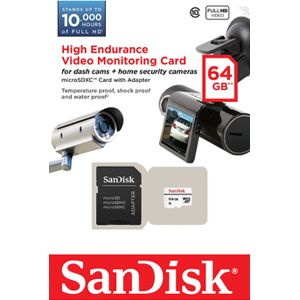 Sandisk MSD ENDURANCE 64 GO - Publicité