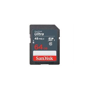 Sandisk Ultra - Carte mémoire flash - 64 Go - Class 10 - SDXC UHS-I - Publicité