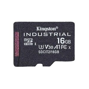 Kingston Industrial - Carte mémoire flash - 16 Go - A1 / Video Class V30 / UHS-I U3 / Class10 - microSDHC UHS-I - Publicité