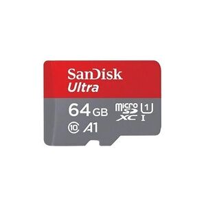 Sandisk Carte mémoire micro sdxc ultra 64 go vitesse de lecture allant jusqu'à 140mb/s, classe 10, u1, a1 adaptateur sd inclus - Publicité