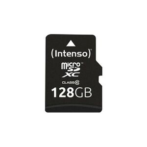 Intenso Carte microSDXC 128 GB Class 10 avec adaptateur SD - Publicité